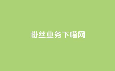 粉丝业务  第1张