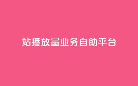 b站播放量业务自助平台 - B站推出自助平台助力播放量提升~  第1张