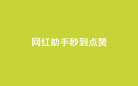 网红助手秒到点赞,免费领QQ说说赞软件 - 拼多多扫码助力软件 拼多多互点助力微信群  第1张