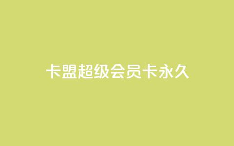卡盟超级会员卡永久,卡盟网站排行榜第一名 - 24小时微商软件自助下单商城 qqsvip低价充值网站  第1张