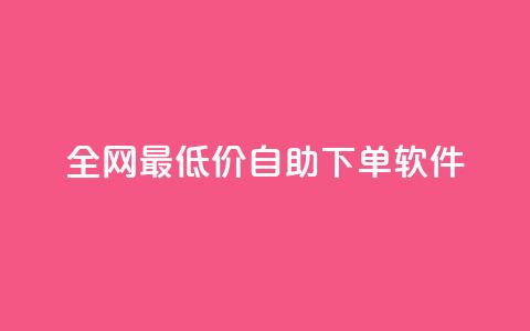 全网最低价自助下单软件,王者人气自助 - 抖音如何看点赞评论 快手24小时业务平台  第1张