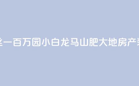 快手粉丝一百万0.01园小白龙马山肥大地房产装修网站,qq空间免费领取20个赞 - 快手涨1万粉 快手业务网站  第1张