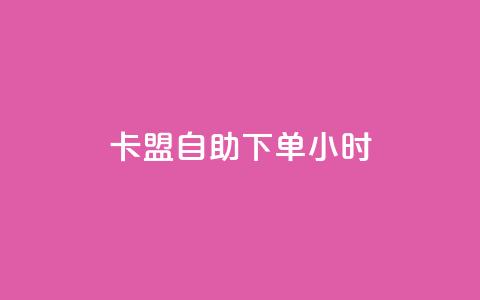 卡盟自助下单24小时,qq互赞助手软件免费下载2023 - 拼多多无限助力app 拼多多最后老是锦鲤附体  第1张