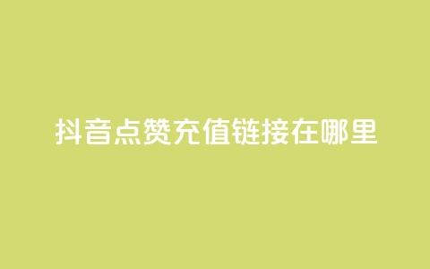 抖音点赞充值链接在哪里,抖音推广平台联系方式 - qq赞资料买 低价qq超级会员  第1张
