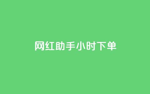 网红助手24小时下单,快手买的引流推广增加曝光度 - 抖音500粉丝报价多少 低价买qq会员的软件  第1张