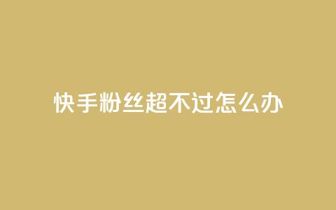 快手粉丝超不过1980怎么办,抖币1比1充值官方入口 - 卡盟全网最低价业务平台官网 抖音涨粉最快的办法有哪些呢  第1张