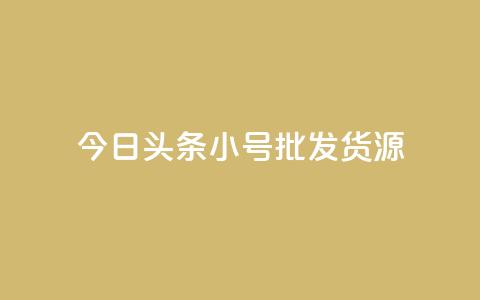 今日头条小号批发货源,点赞下单 - 快手抖音业务网站 qq买转发网站平台登录入口  第1张