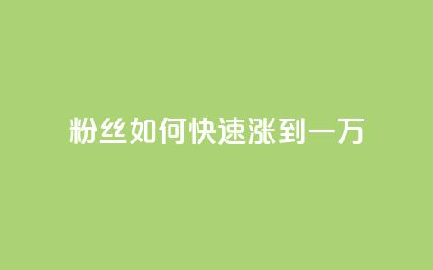 粉丝如何快速涨到一万,卡盟会员钻 - 拼多多低价助力 拼多多转盘助力50  第1张