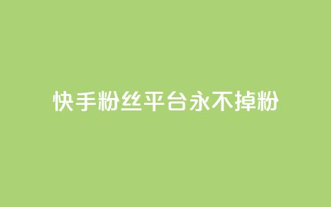 快手粉丝平台+永不掉粉,qq钻业务卡盟 - qq互联官网手机版 涨粉丝的7种方法  第1张