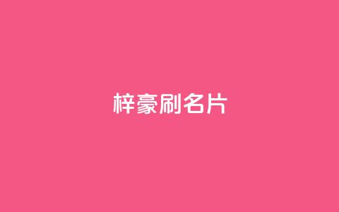 梓豪刷名片,点赞自助1元100赞 - 免费公安查询网 抖音怎么起号运营  第1张
