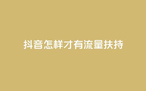 抖音怎样才有流量扶持,dy24小时点赞 - 拼多多自助砍价网站 拼多多业务  第1张