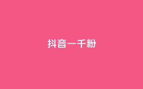 抖音一千粉,快手24小时下单平台最低价 - 快手1元100粉丝活粉的方法 dy业务推广  第1张