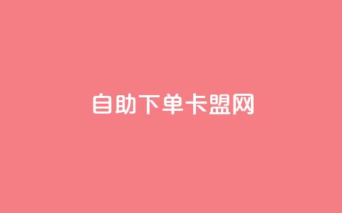 自助下单卡盟网,qq空间访客网站最便宜 - 0.01元宝后还有什么套路 拼多多开店怎么开 新手  第1张