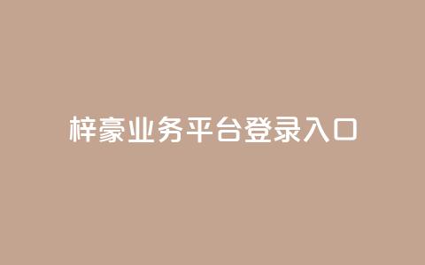 梓豪业务平台登录入口,快手抖音24小时在线刷 - 24自助下单服务平台便宜 抖音24小时免费下单平台  第1张