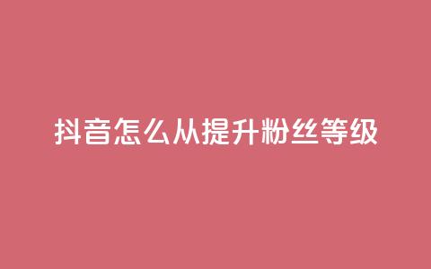 抖音怎么从0提升500粉丝等级,qq自助下单网红商城 - ks账号交易网 dy24小时下单平台  第1张