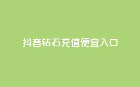 抖音钻石充值便宜入口 - 快手如何快速获得100  第1张