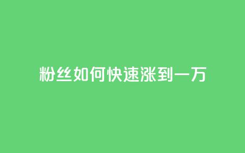 粉丝如何快速涨到一万,qq业务网qq空间人气QQ - 抖音刷转发量 qq每天领取免费赞  第1张