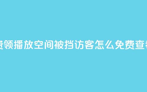 ks业务免费领播放 - qq空间被挡访客怎么免费查看  第1张