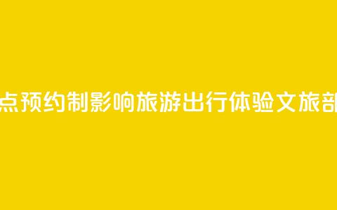 网民反映景点预约制影响旅游出行体验 文旅部回应  第1张