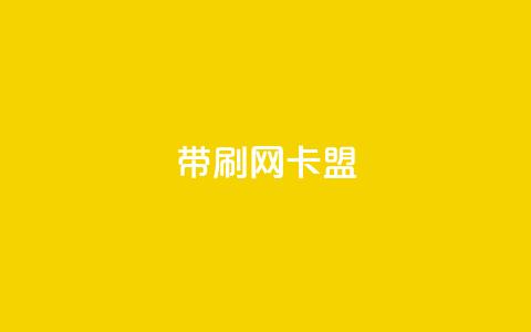 qq带刷网卡盟 - 用QQ带刷网卡盟的秘密操作方法~  第1张