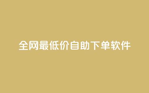 全网最低价自助下单软件,ks自动下单平台 - qq赞0.1元一万 qq号自助下单  第1张