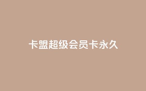 卡盟超级会员卡永久,卡盟网站排行榜第一名 - 24小时微商软件自助下单商城 qqsvip低价充值网站  第1张