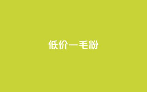 低价Ks一毛1000粉 - 超值Ks优惠 1000粉仅需一毛~  第1张