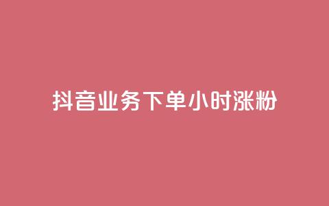 抖音业务下单24小时涨粉,Ks秒单双击 - 卡盟稳定 KS超快速平台  第1张