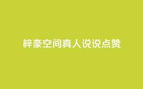 梓豪qq空间真人说说点赞,涨粉的有效方法 - 快手刷微信支付24小时 qq空间访客量低价  第1张