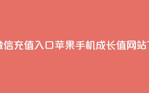 抖币微信充值入口苹果手机 - qqsvip成长值网站  第1张