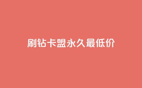 qq刷钻卡盟永久最低价 - 永久最低价：qq刷钻卡盟超实惠~  第1张