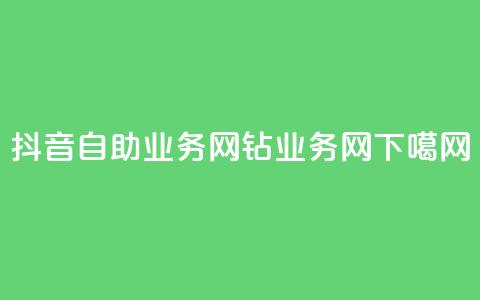 抖音自助业务网 - qq钻业务网  第1张