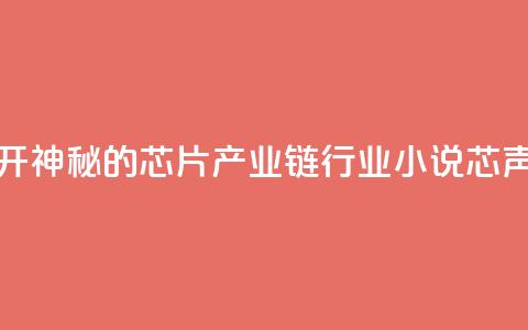 书展荐书_揭开神秘的芯片产业链 行业小说《芯声》首发  第1张