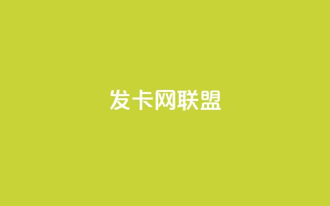 发卡网联盟 - 发卡网联盟改写：卡密平台合作联盟!  第1张