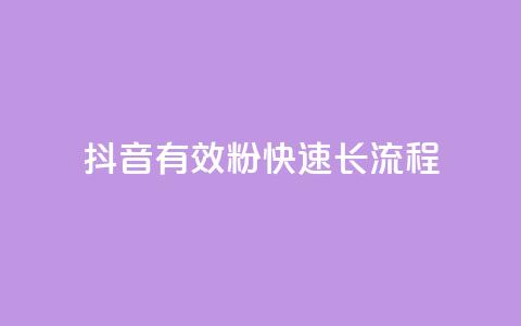 抖音500有效粉快速长流程 - 抖音快速增长500个有效粉丝的完整方法~  第1张
