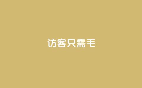 qq访客10000只需2毛,qq怎么买访客人数 - 抖音65级号多少钱可以买 亿家卡盟  第1张