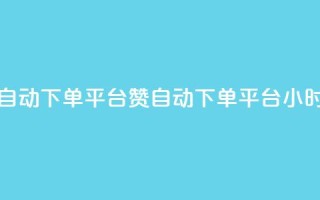 ks24小时自动下单平台赞(KS自动下单平台24小时服务)