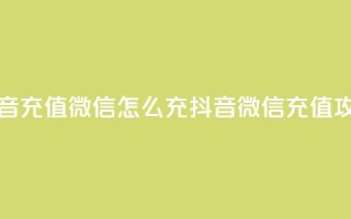 抖音充值微信怎么充(抖音微信充值攻略)