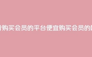 低价购买QQ会员的平台(便宜购买QQ会员的网站)