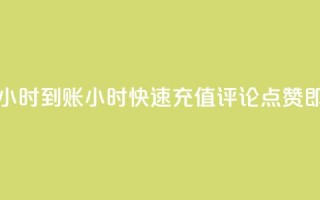 dy评论点赞充值24小时到账 - 24小时快速充值评论点赞，即时到账!