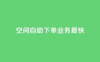 空间自助下单业务最快,快手业务全网最低价 - 粉丝下单链接 - ks保不掉粉丝