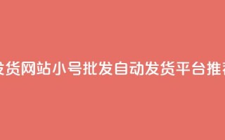dy小号批发自动发货网站 - Dy小号批发自动发货平台推荐与分析!