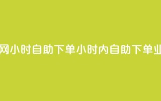 QQ业务网24小时自助下单(24小时内自助下单，QQ业务网)