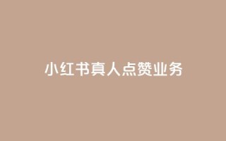 小红书真人点赞业务 - 小红书真实用户曝光点赞服务~