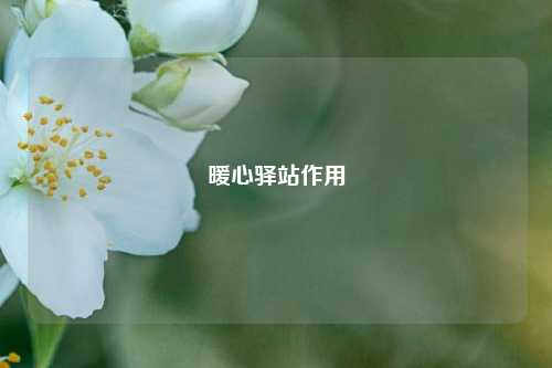 暖心驿站作用  第1张